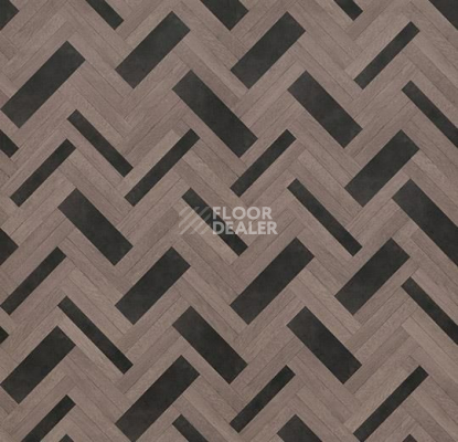 Линолеум Forbo Modul'up Compact Wood 9209UP43C dark hybrid wood concrete фото 1 | FLOORDEALER